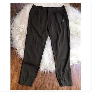 Joe’s Jeans Take Me Slowly Suspender Trouser Pants Green Charcoal Size 29